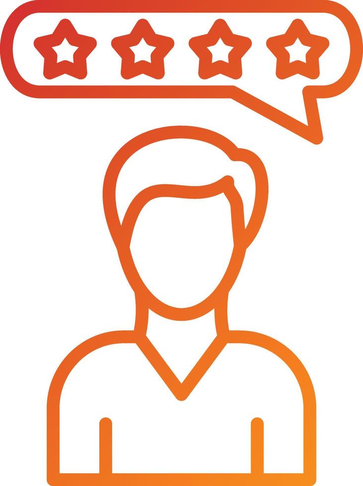 Customer Review Icon Style vector