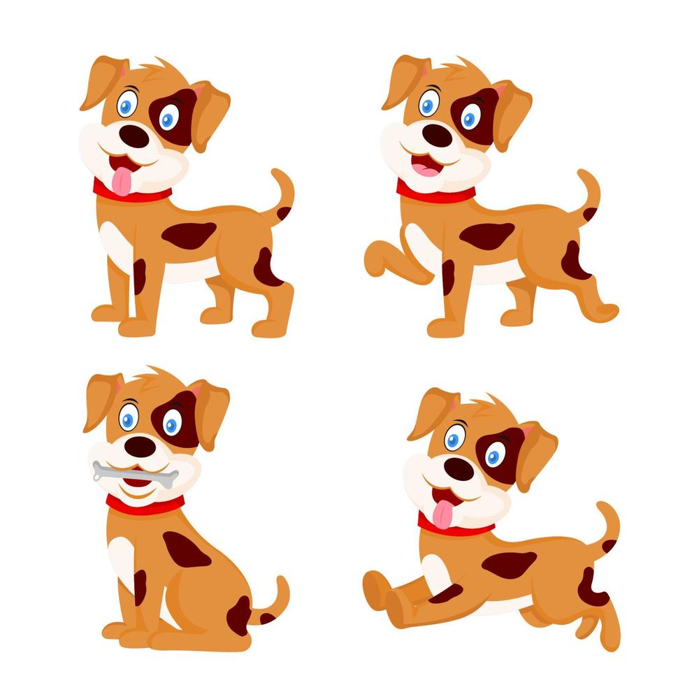 Dog vector clip art design