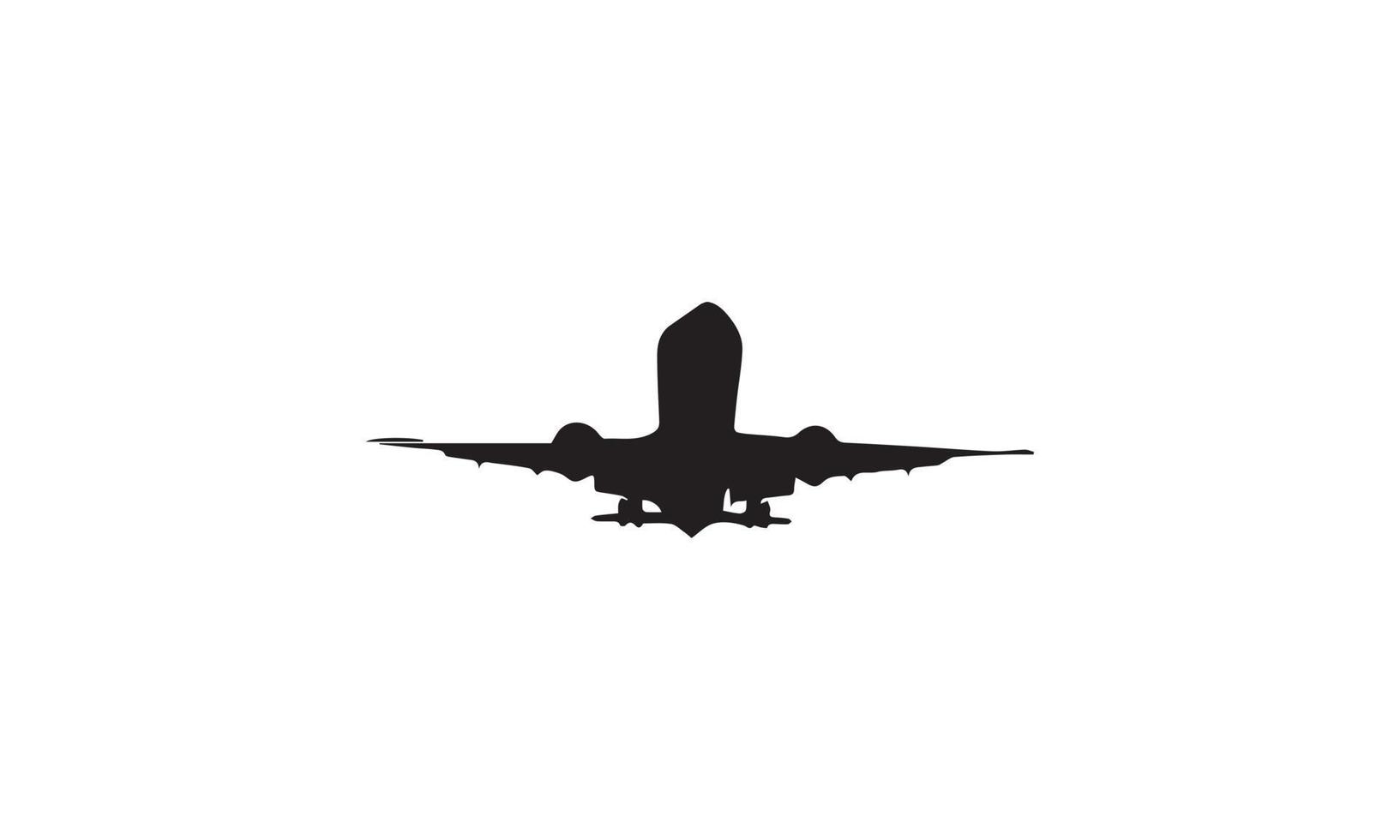 airplane vector illustration design black and white