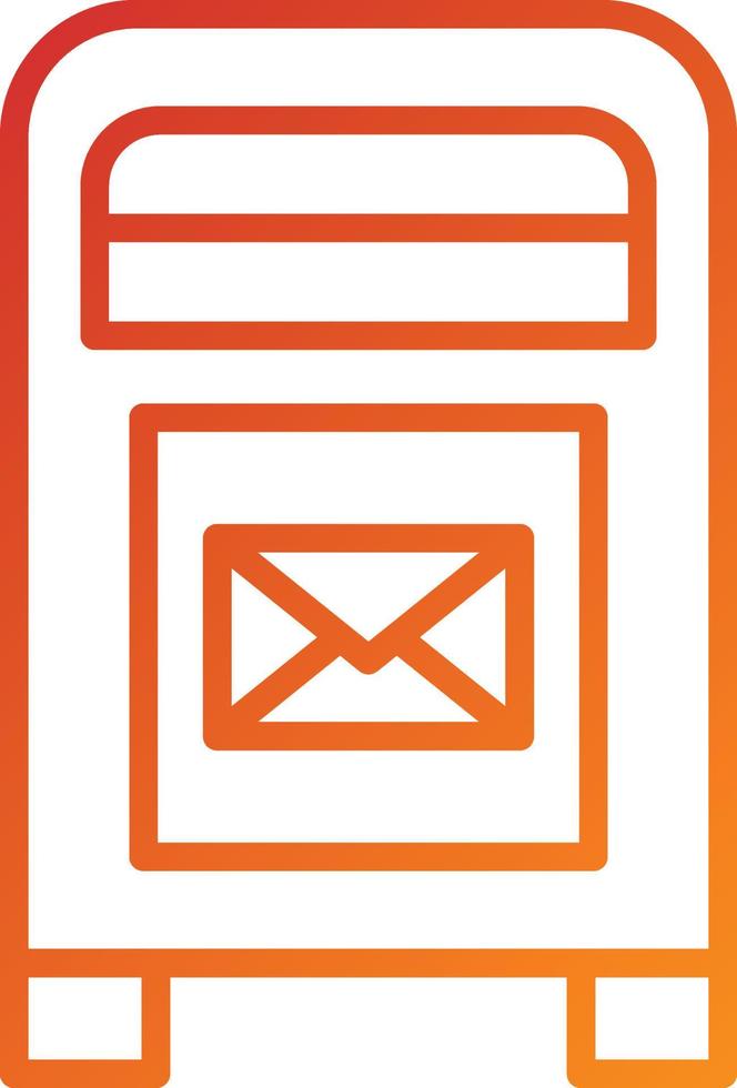 Mailbox Icon Style vector