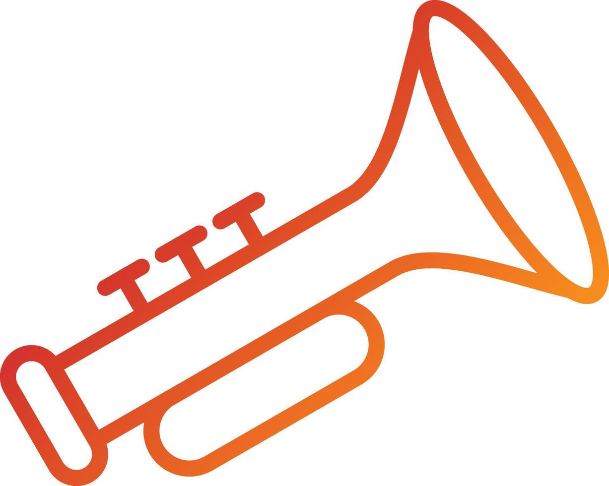 Trumpet Icon Style vector
