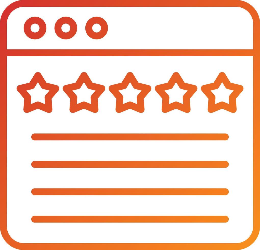 Reviews Icon Style vector