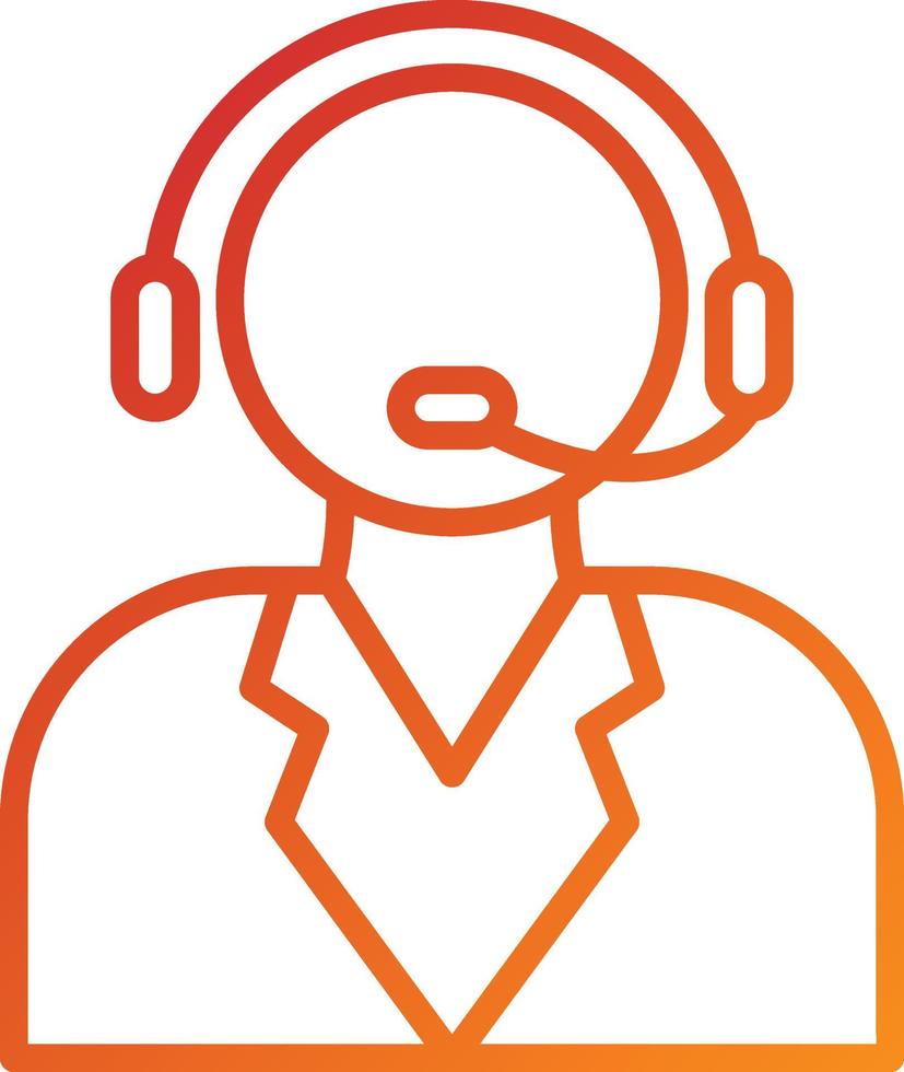 Call Center Icon Style vector