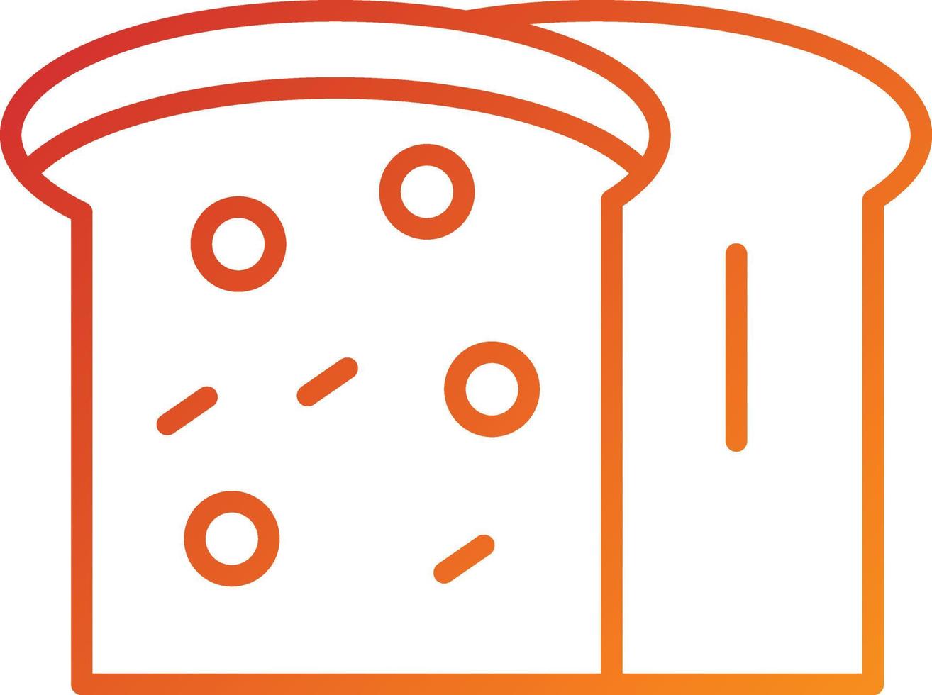 Bread Icon Style vector