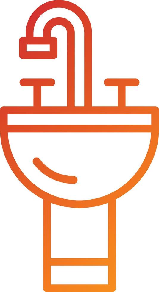 Sink Icon Style vector
