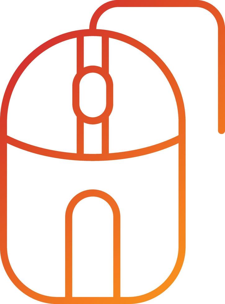 Mouse Icon Style vector