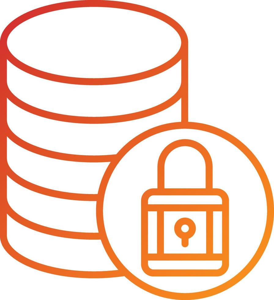 Database Icon Style vector