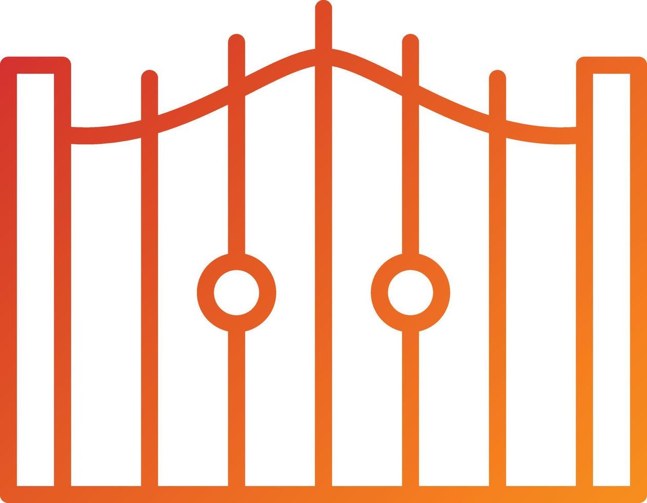 Gate Icon Style vector