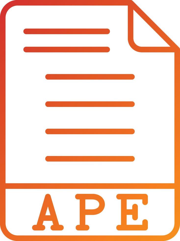APE Icon Style vector