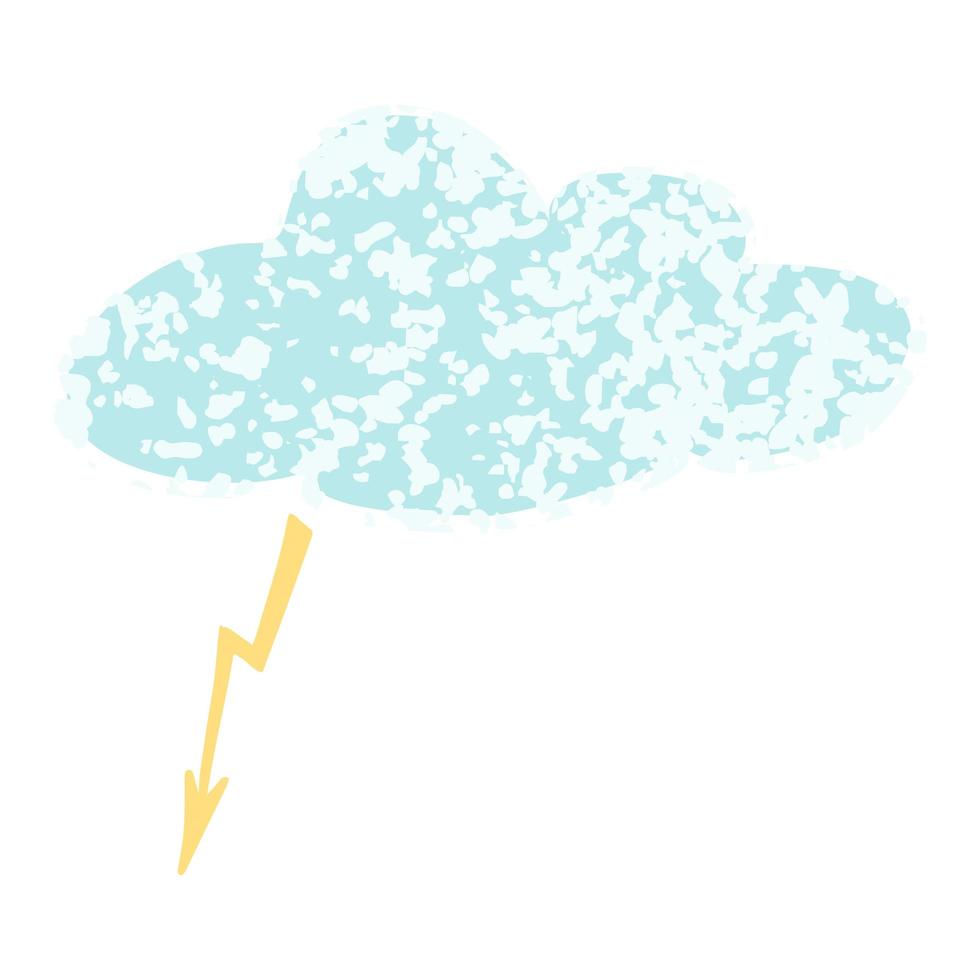 Cloud Colorful Illustration vector