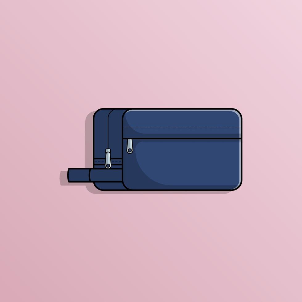 bolsa de accesorios, ilustración vectorial eps.10 vector