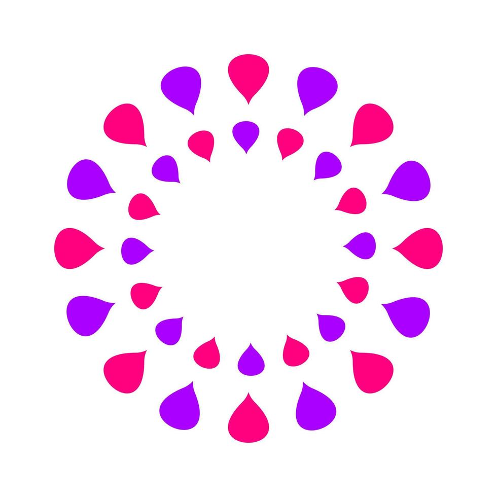 abstract modern symbol flat element vector