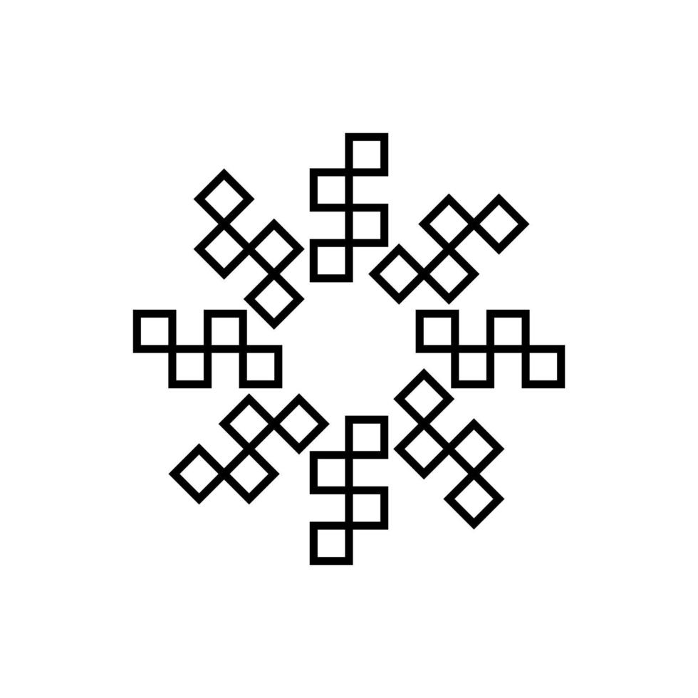 abstract modern simple flat symbol vector