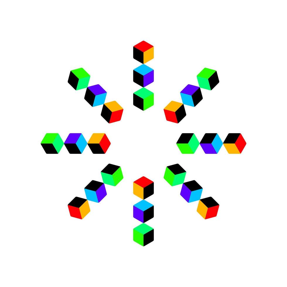 abstract modern simple flat symbol vector
