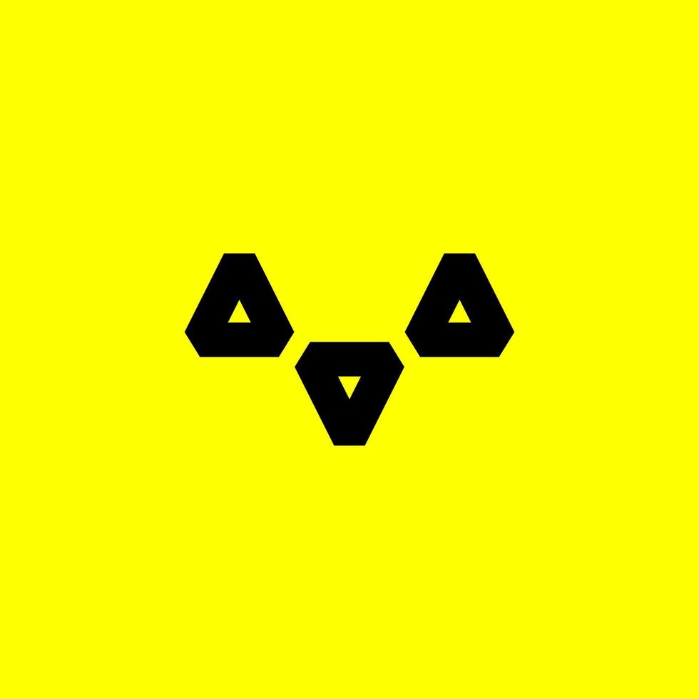 abstract modern simple flat symbol vector