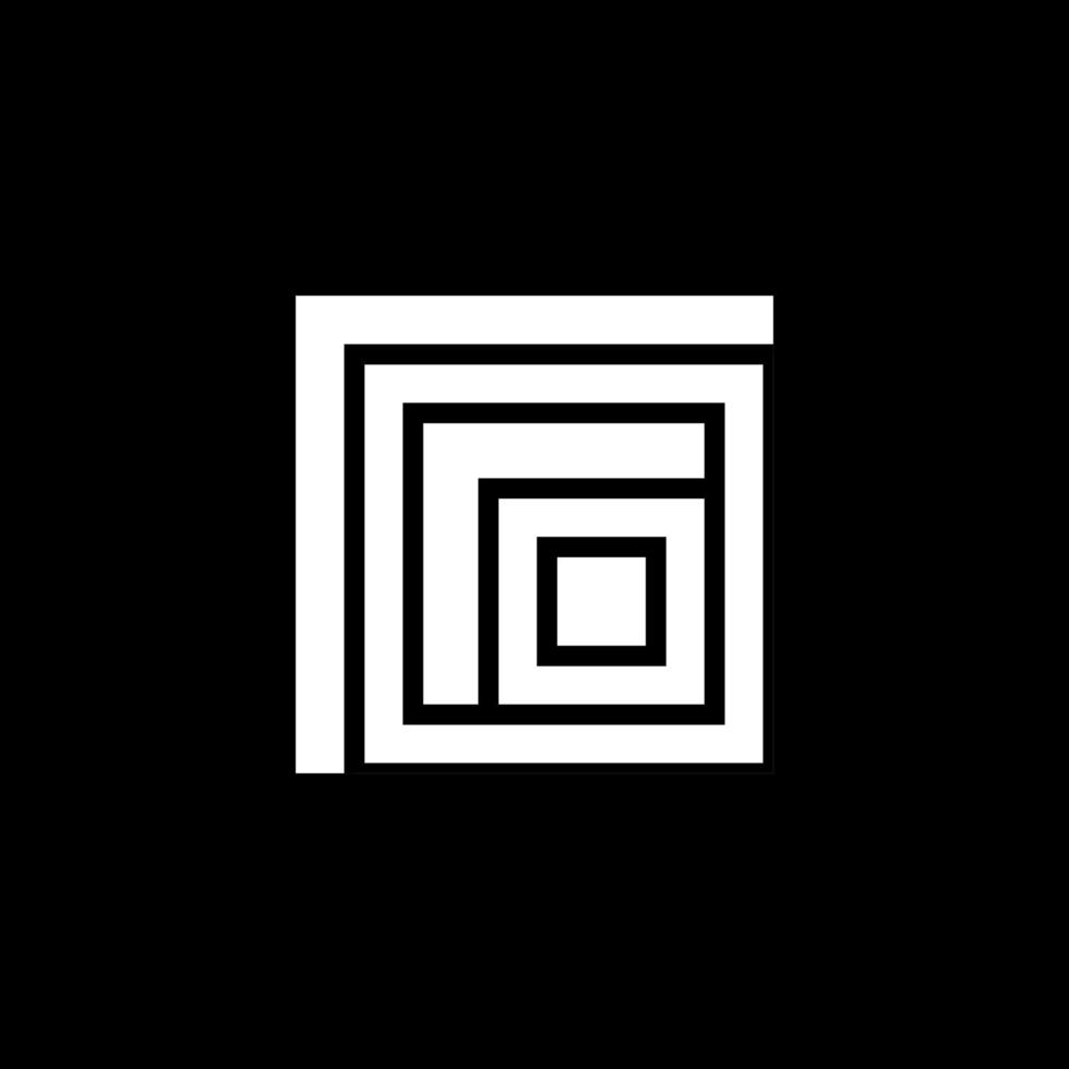 abstract modern simple flat symbol vector
