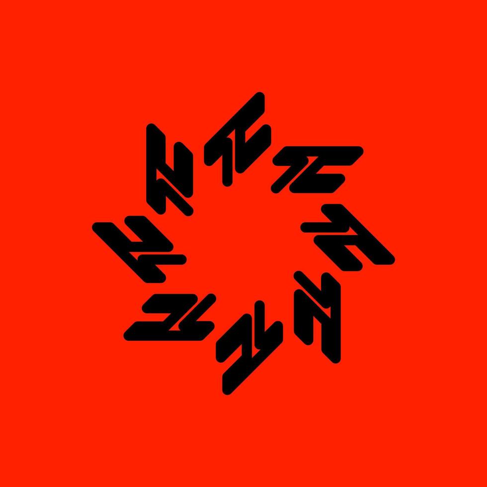 abstract modern simple flat symbol vector
