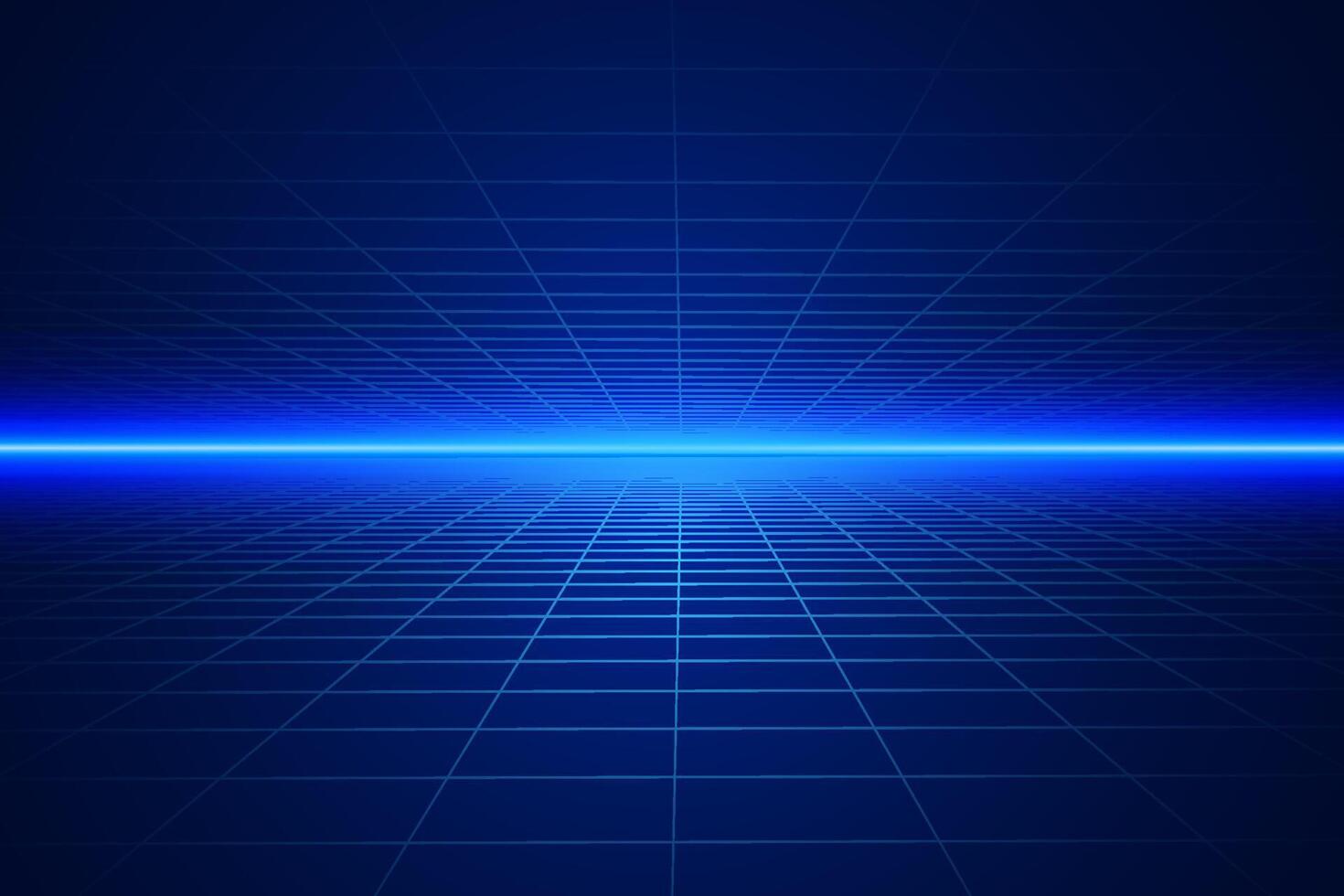 metaverse blue technology background template vector