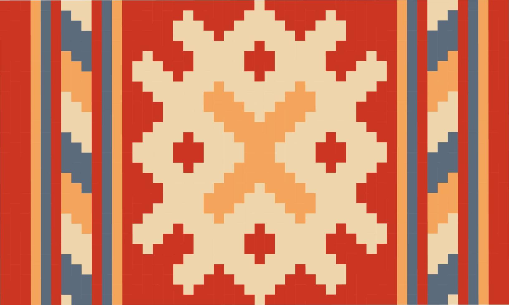 Tradition russian carpet vector