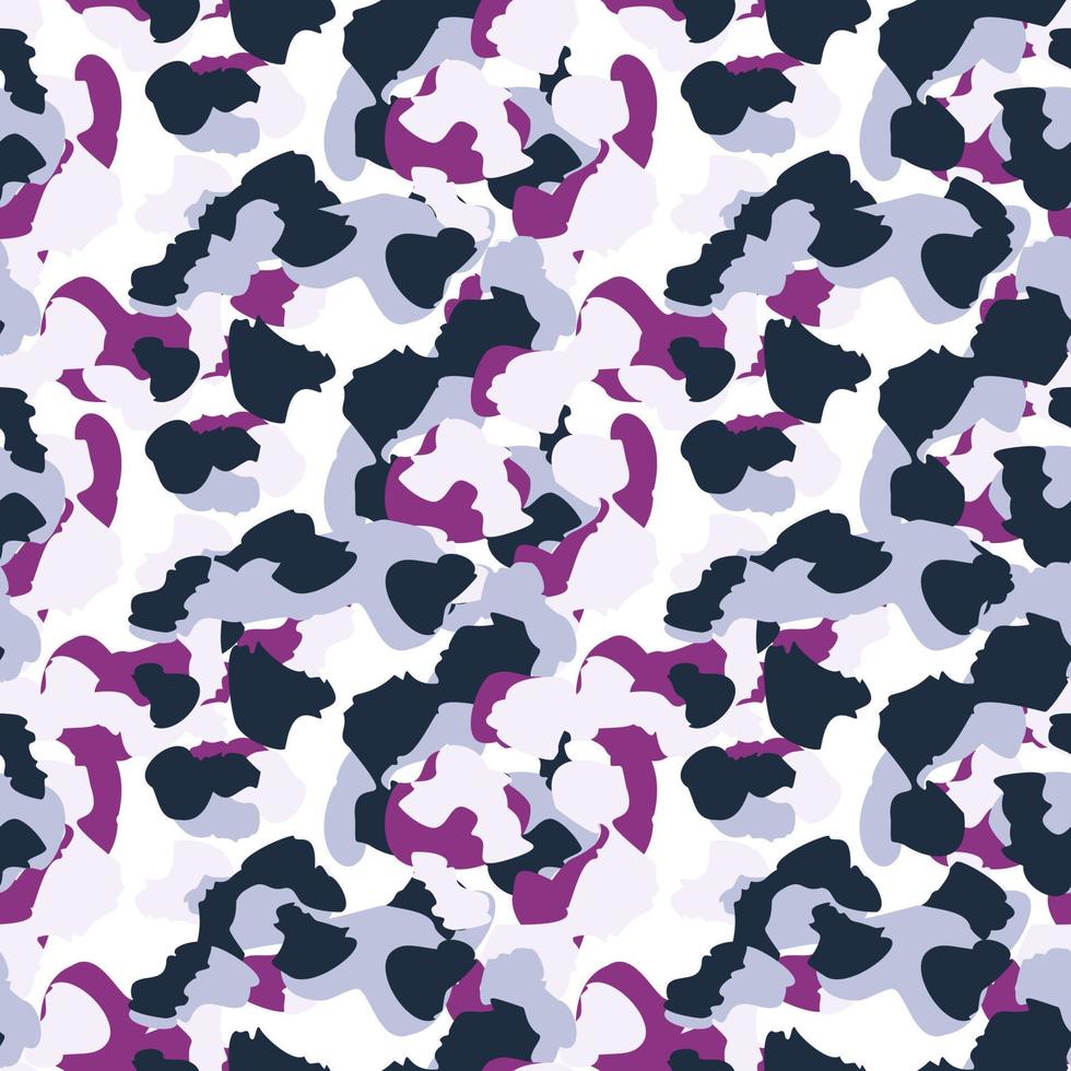 patrón transparente de camuflaje de guepardo creativo. fondo de elementos de leopardo de camuflaje. vector