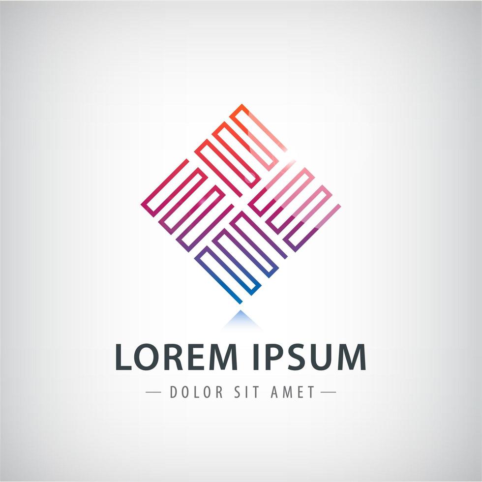 Technology Business abstract logo design template. vector