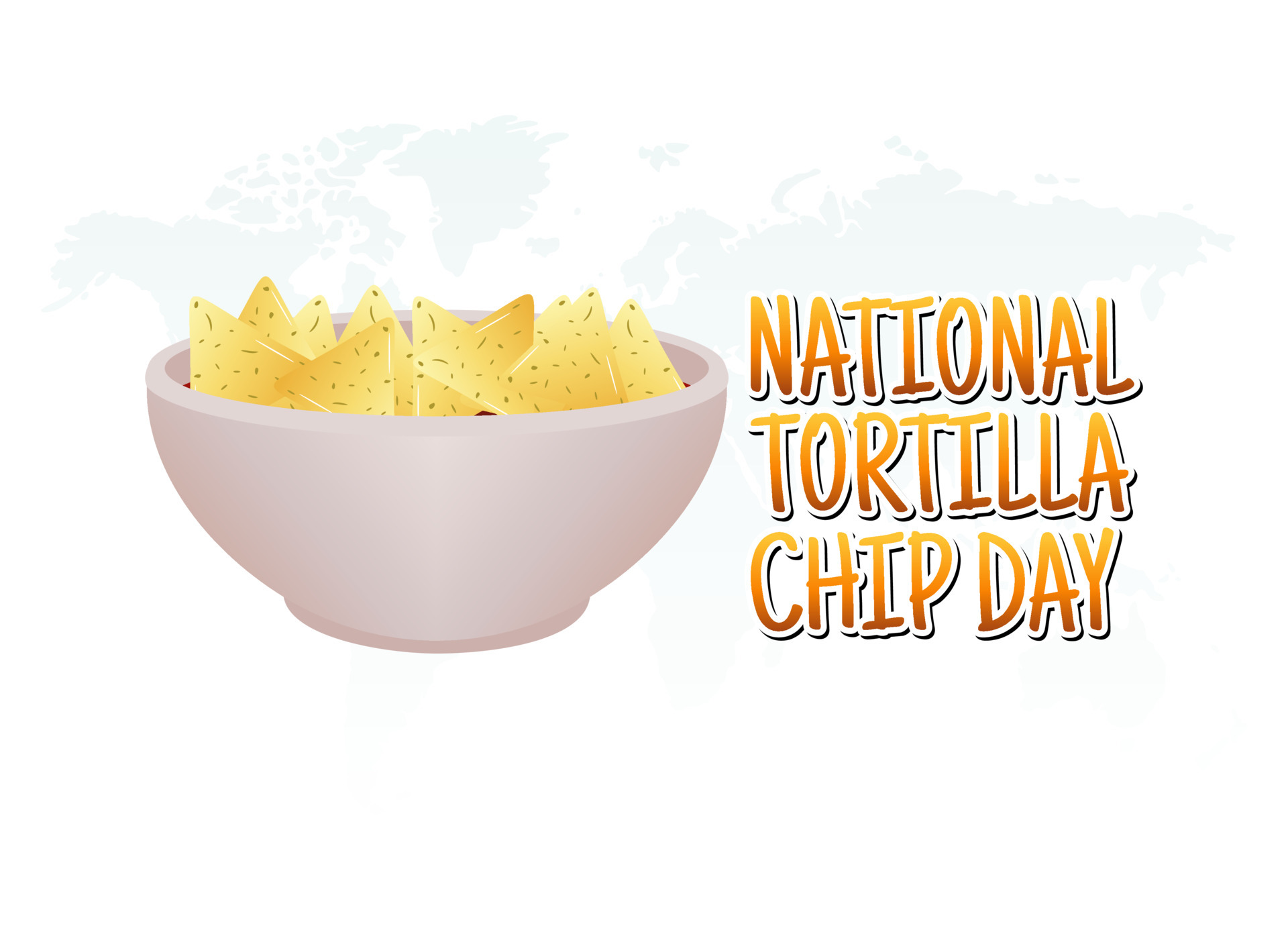 vector graphic of national tortilla day good for national tortilla day
