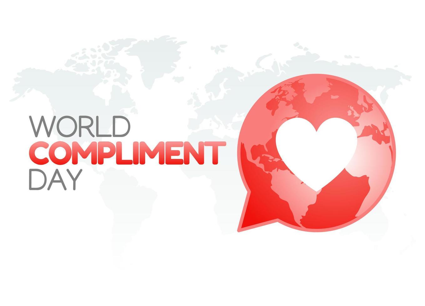 vector graphic of world compliment day good for world compliment day