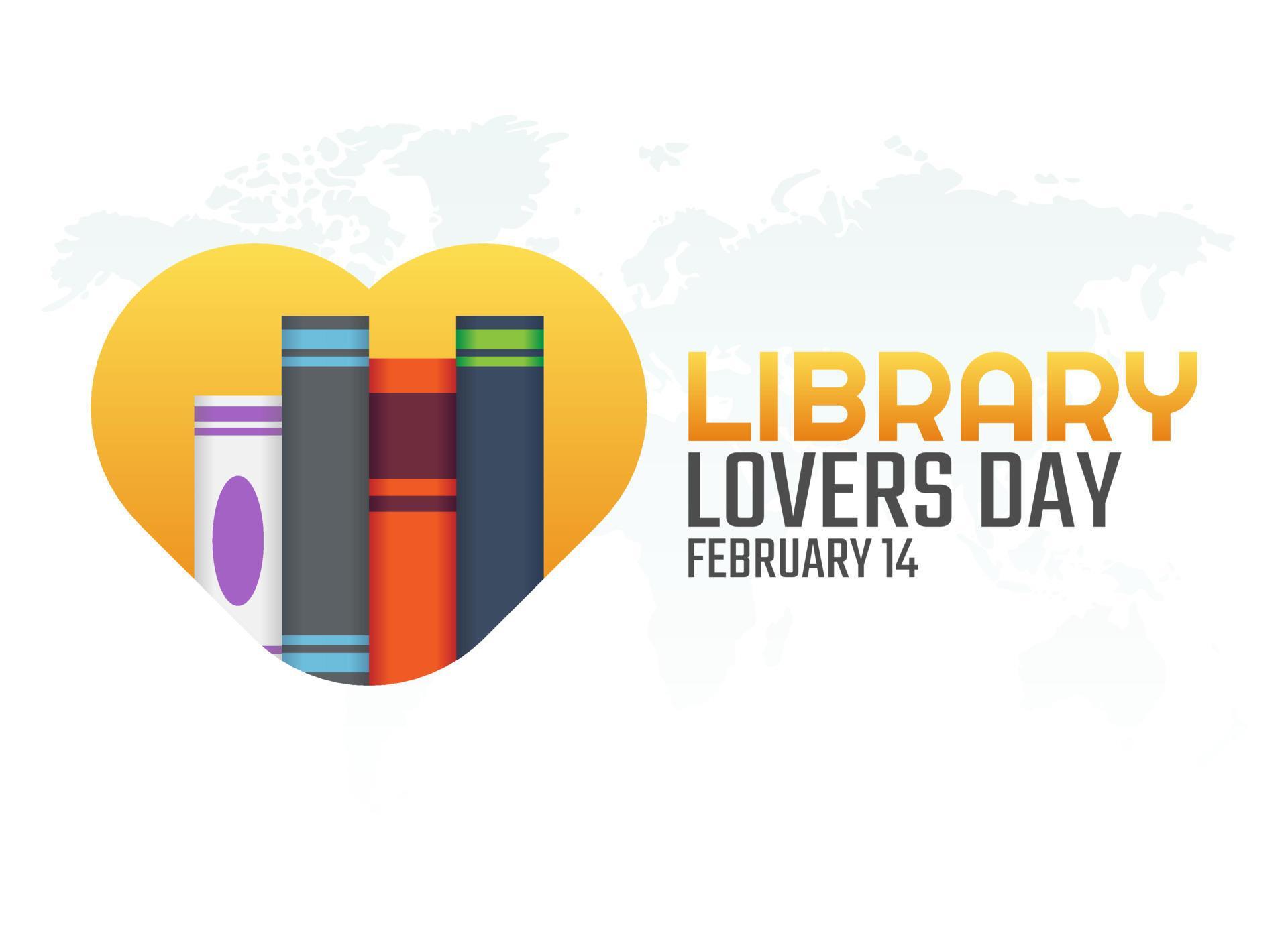vector graphic of library lovers day good for library lovers day