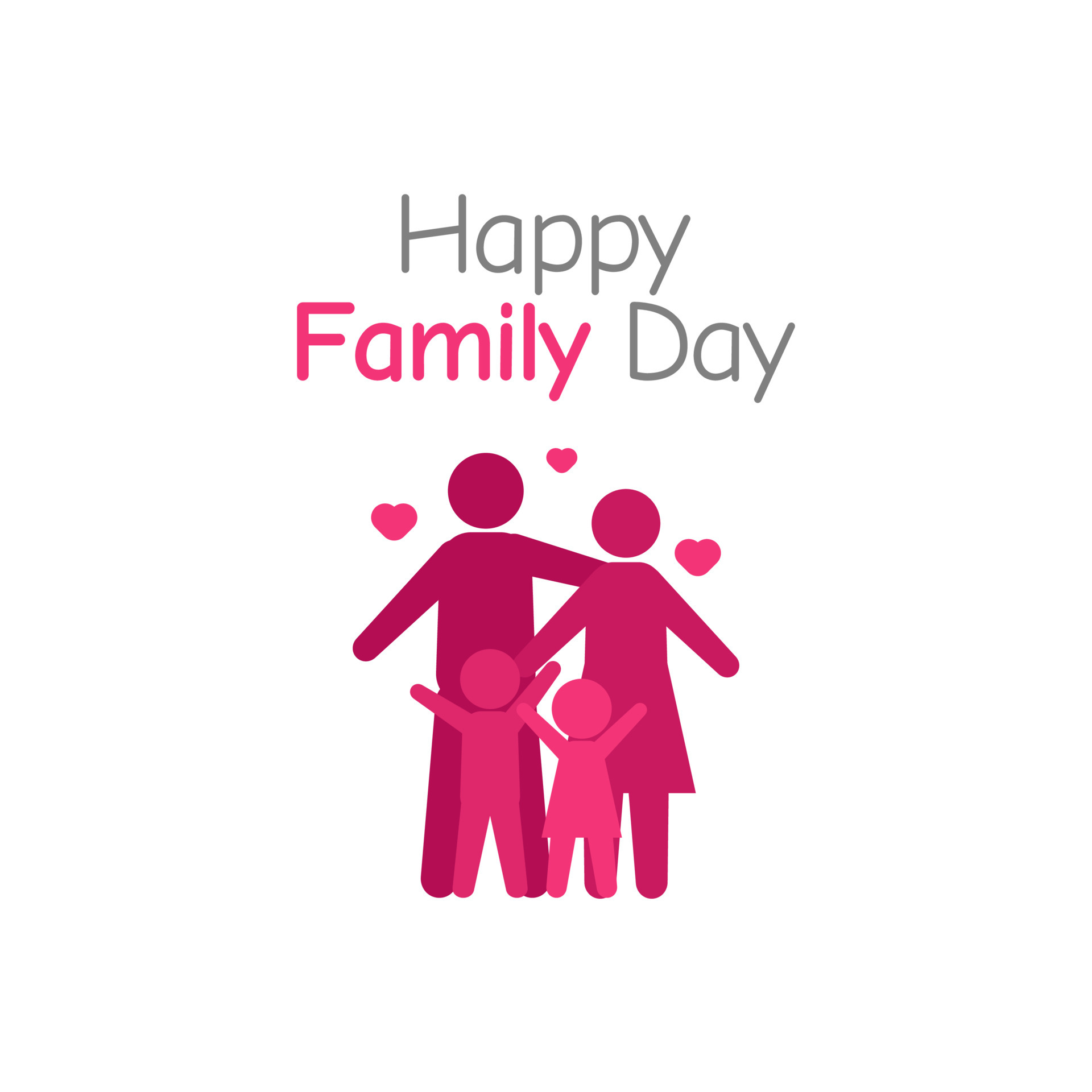 vector graphic of happy family day good for family day celebration