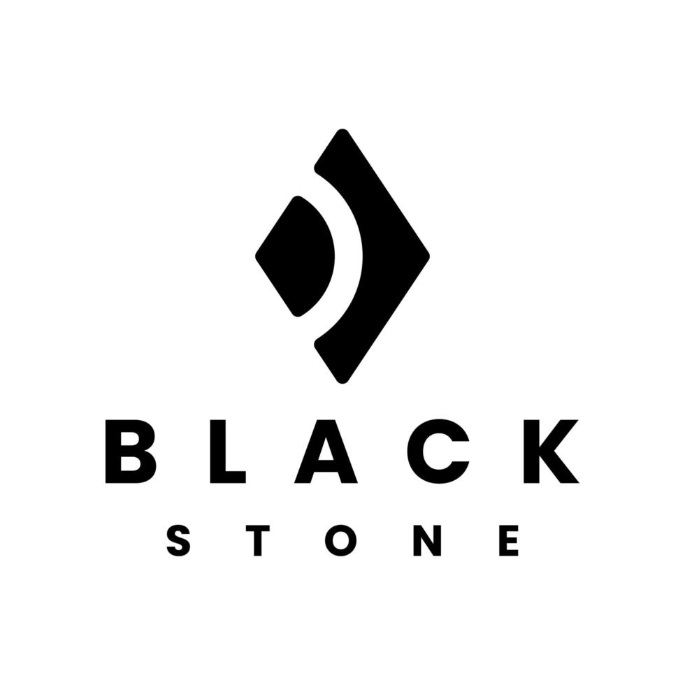 black stone vector logo design 5900221 Vector Art at Vecteezy