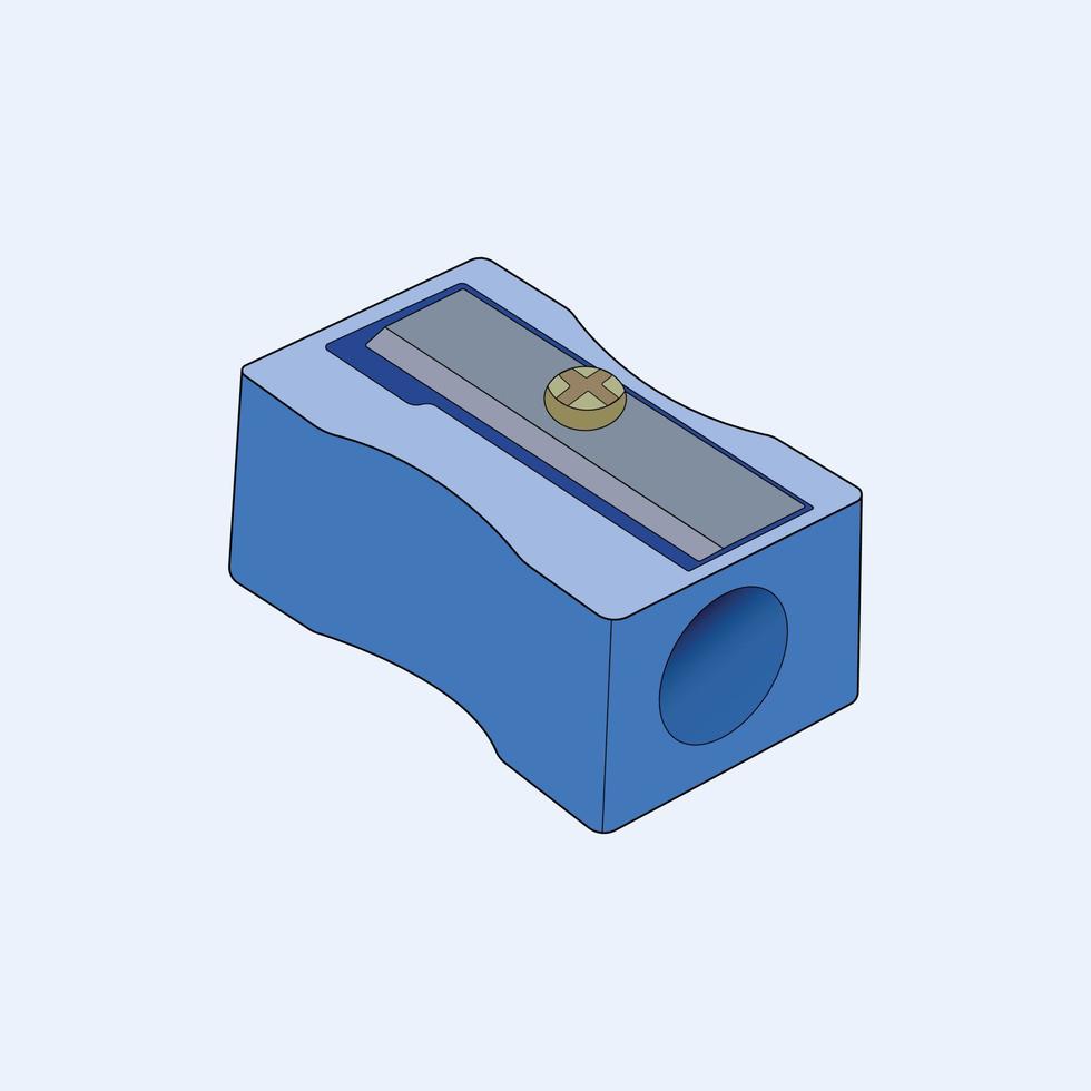 Pencil sharpener Icon Flat Design, Free Vector