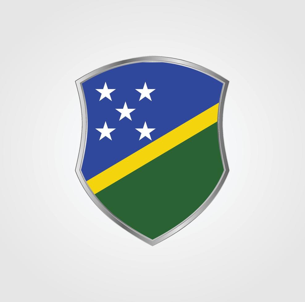 Solomon Islands Flag Design vector