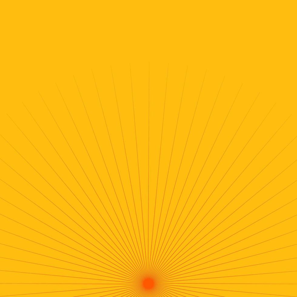 Star, round element, halftone rays card isolated on background. Geometric linear poster. vector