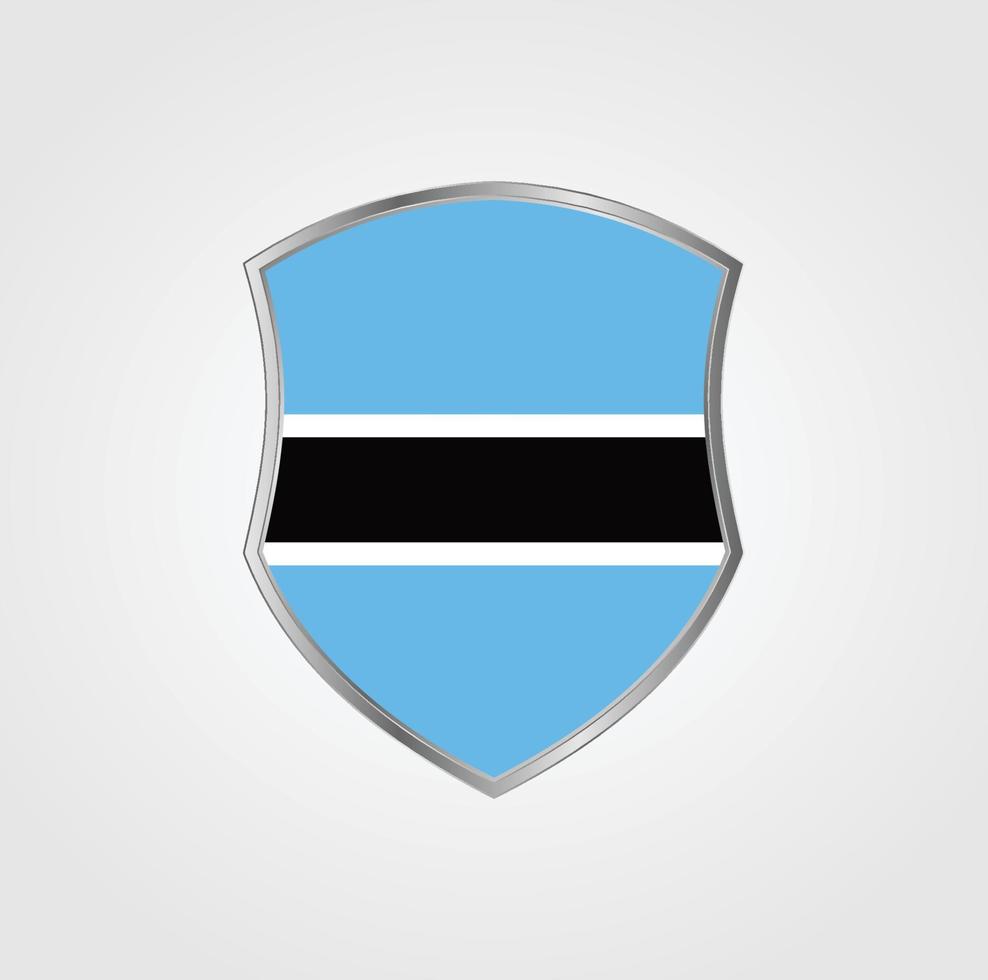 Botswana Flag Design vector