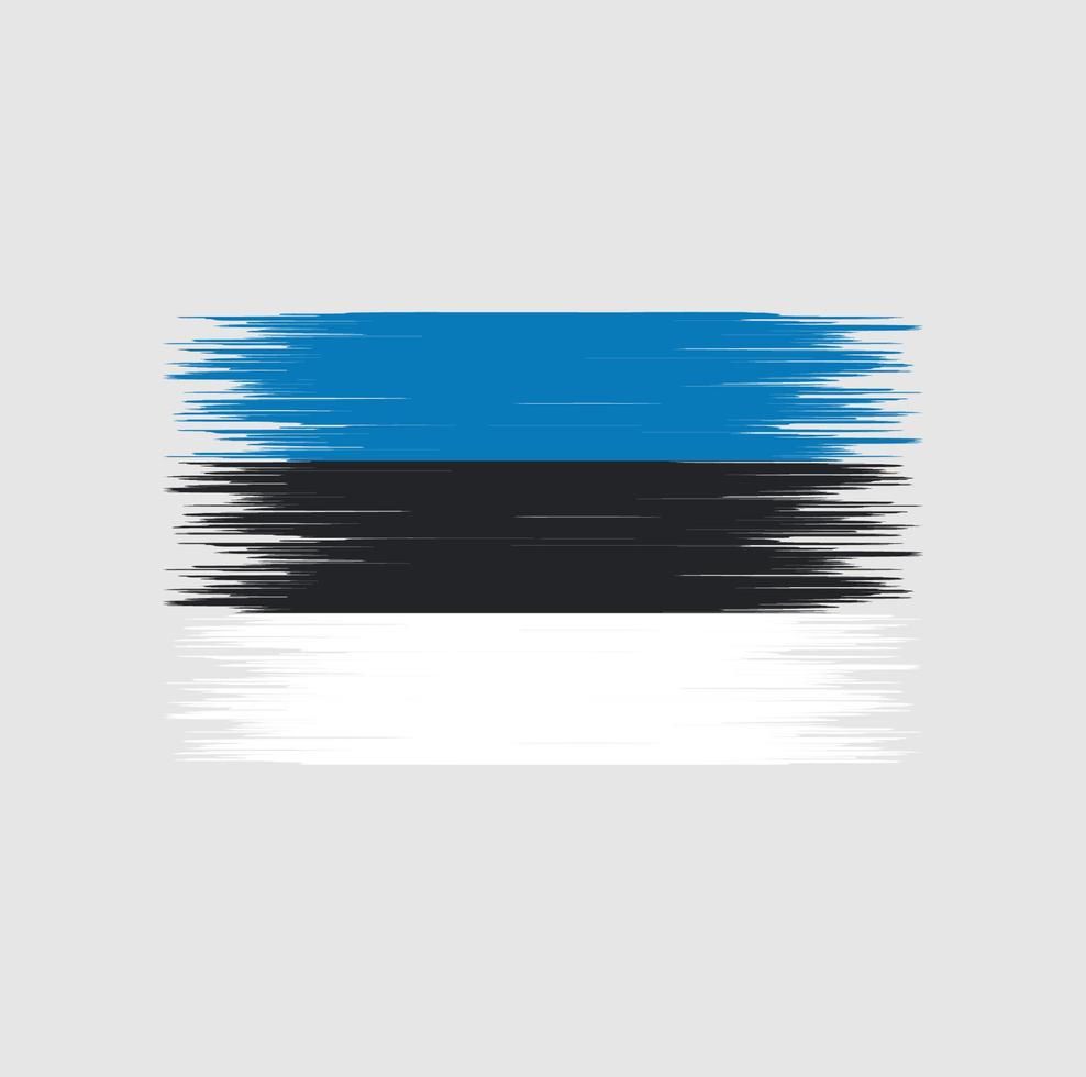 trazo de pincel de bandera de lesotho, bandera nacional vector