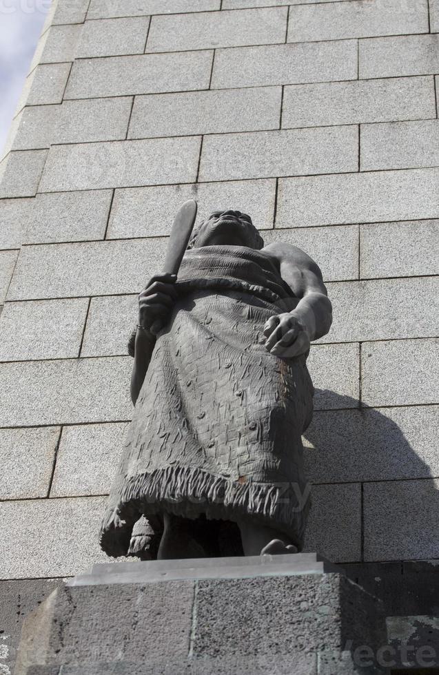 estatua maorí nueva zelanda foto