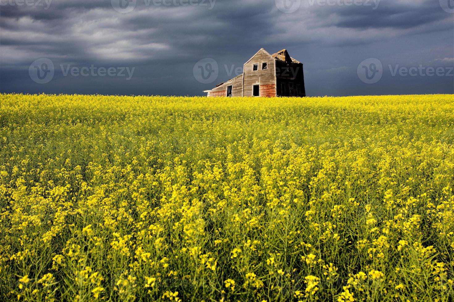 Storm Clouds Canada Abandoned house photo