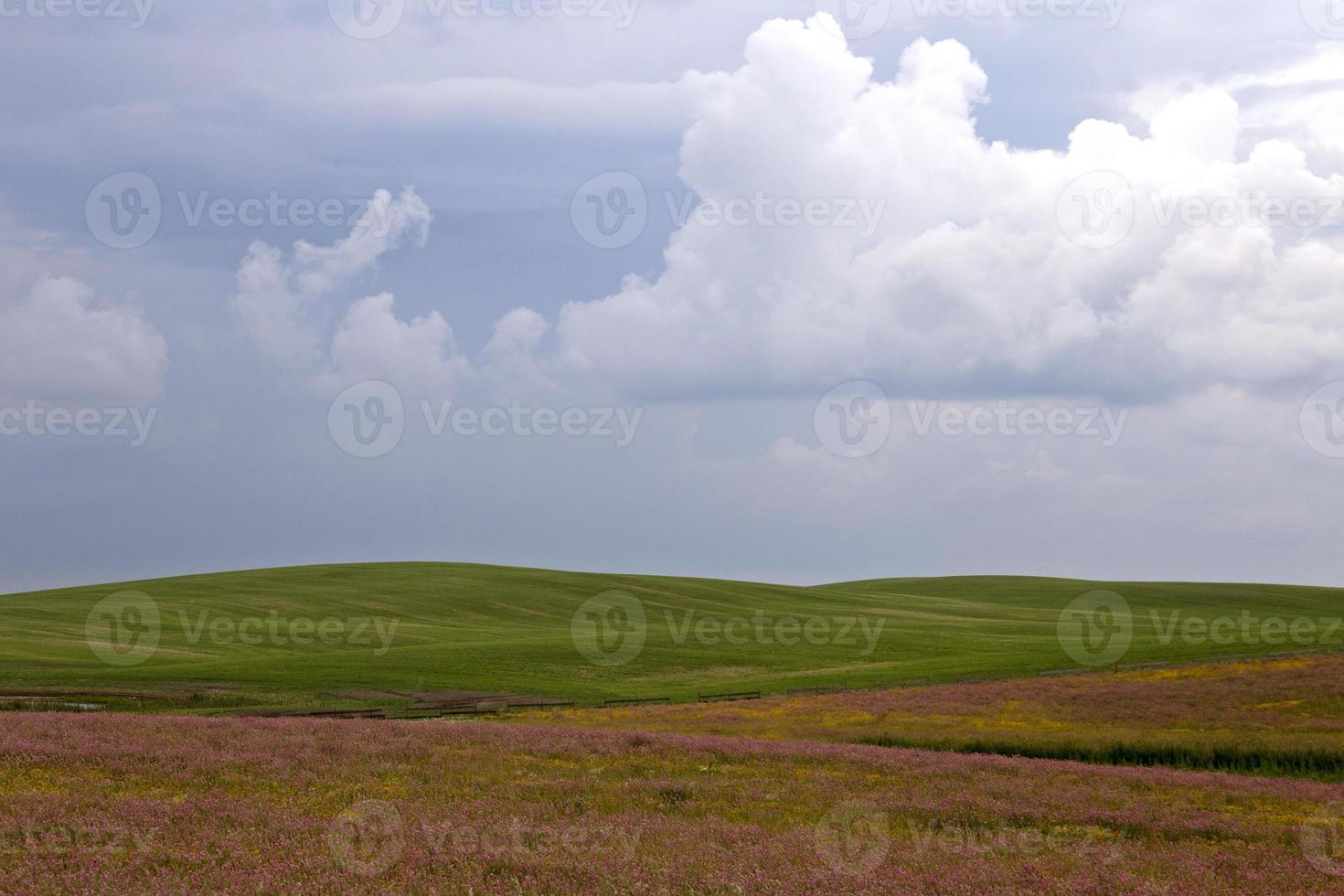 pradera nubes de tormenta canadá foto