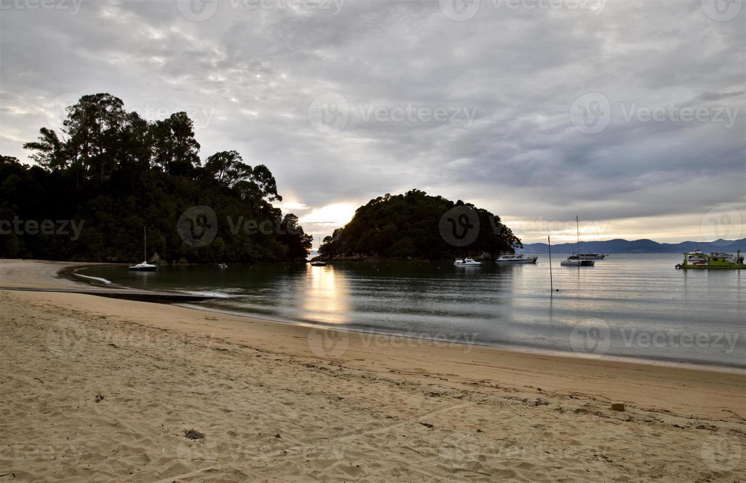 Golden Sand Beach New Zealand photo