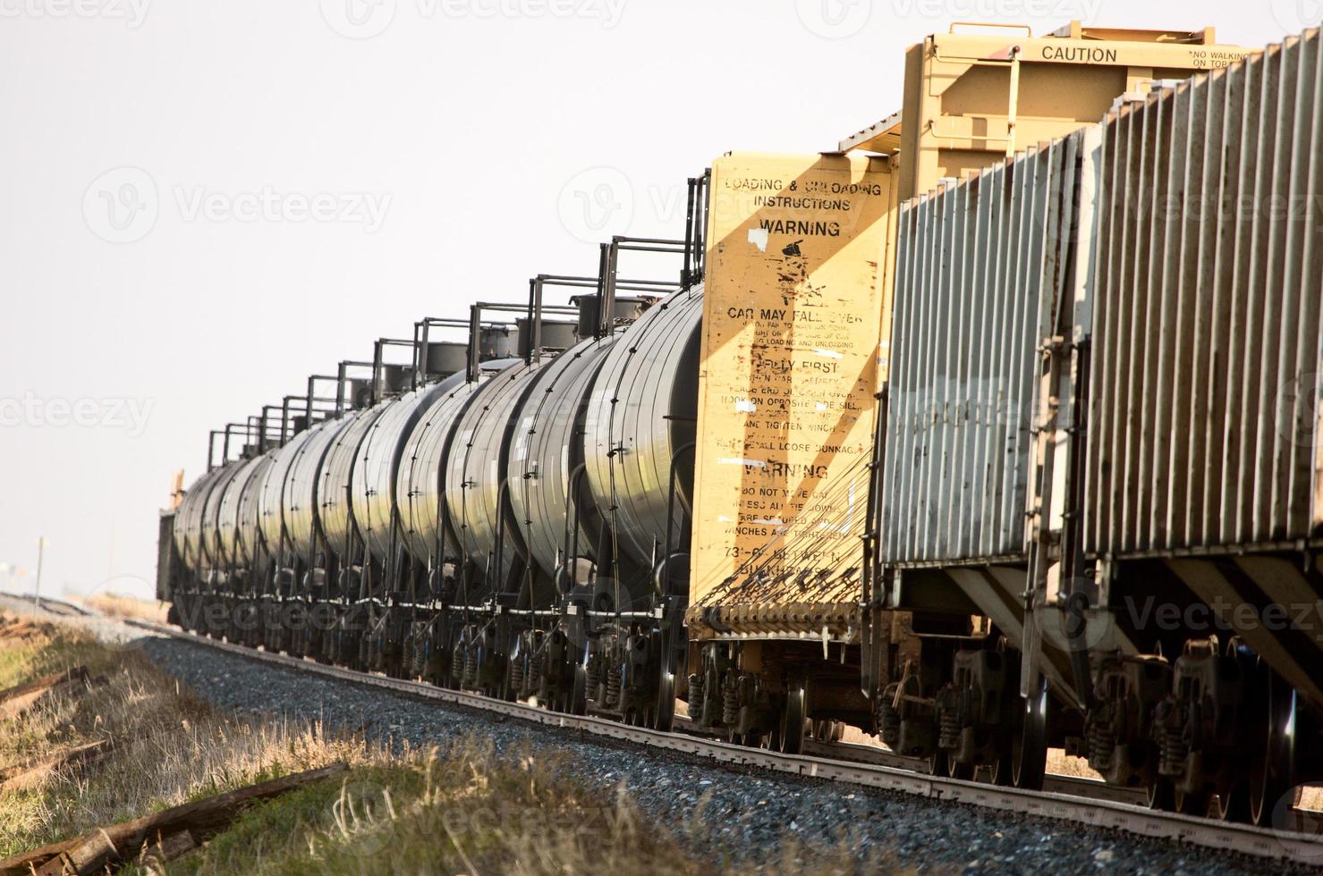 Crude Oil Train Cars photo