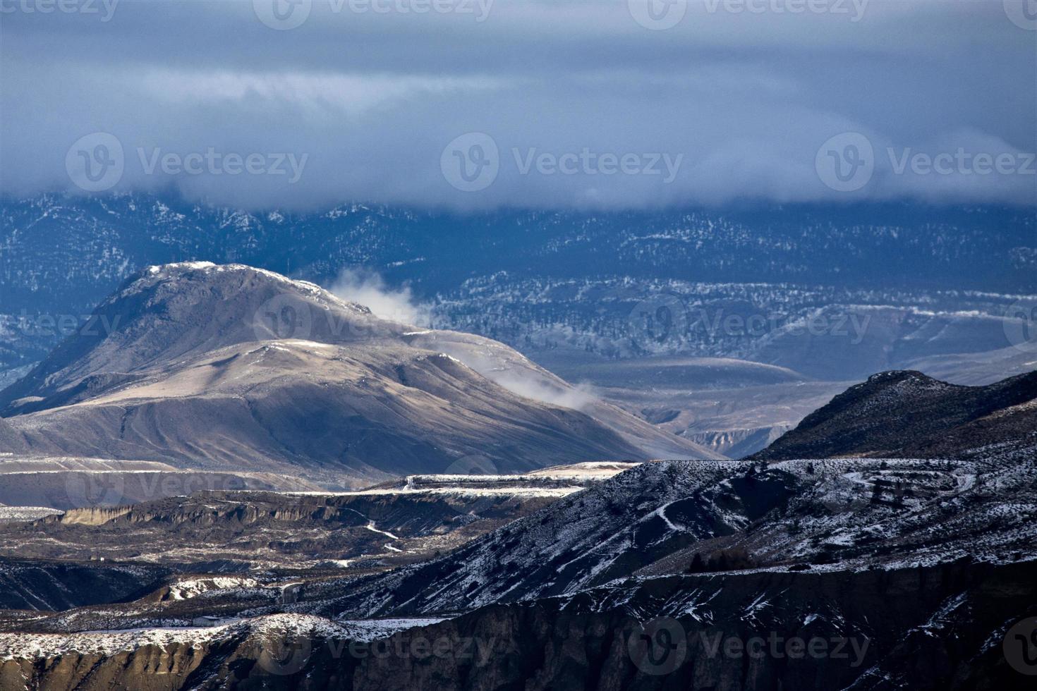 montañas columbia británica canadá foto