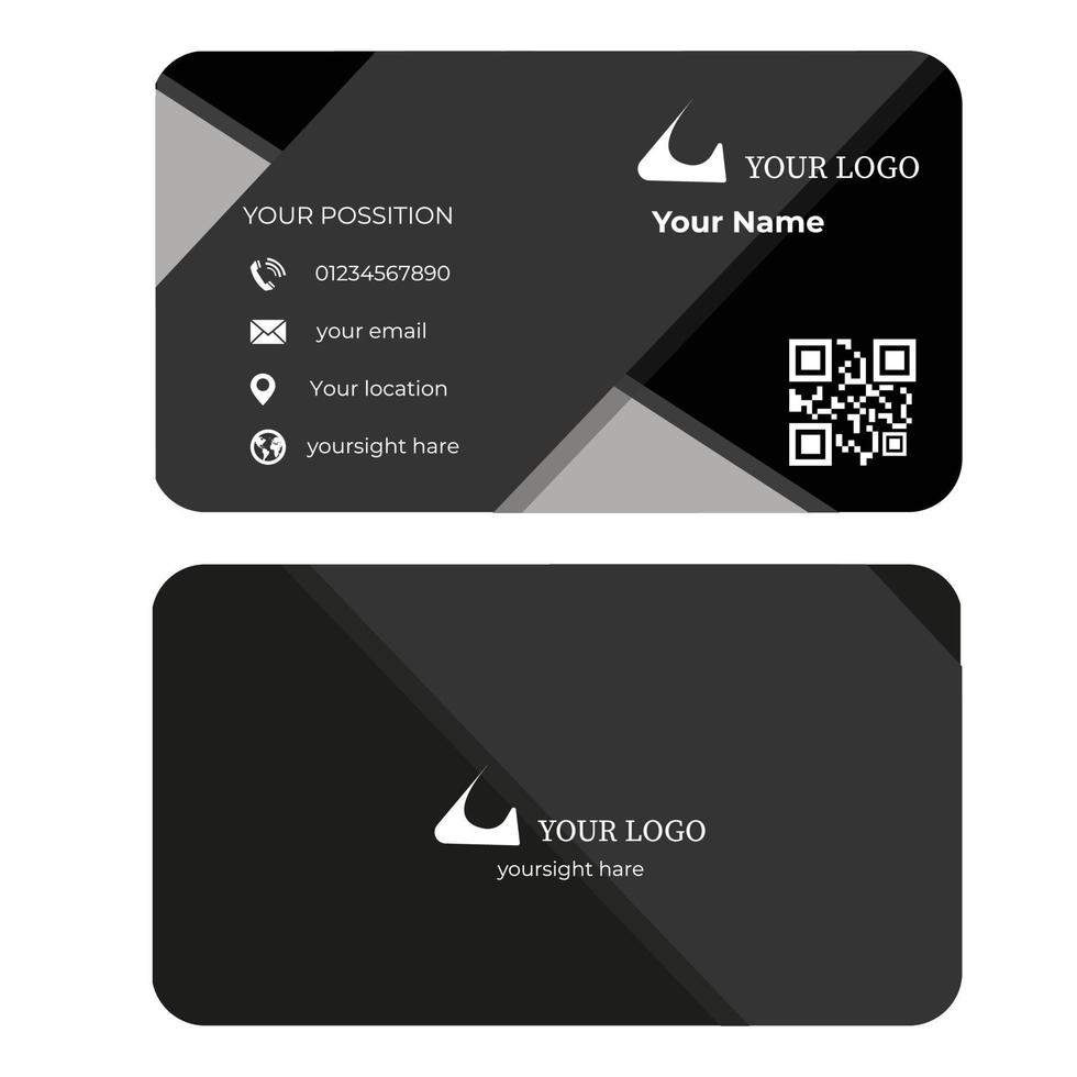 Buisness card design template vector