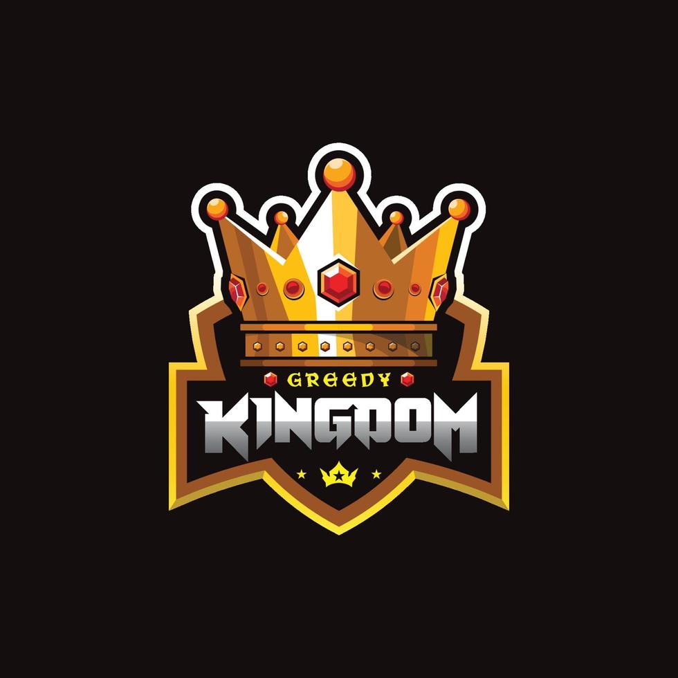 Crown of Kings Template Logo vector