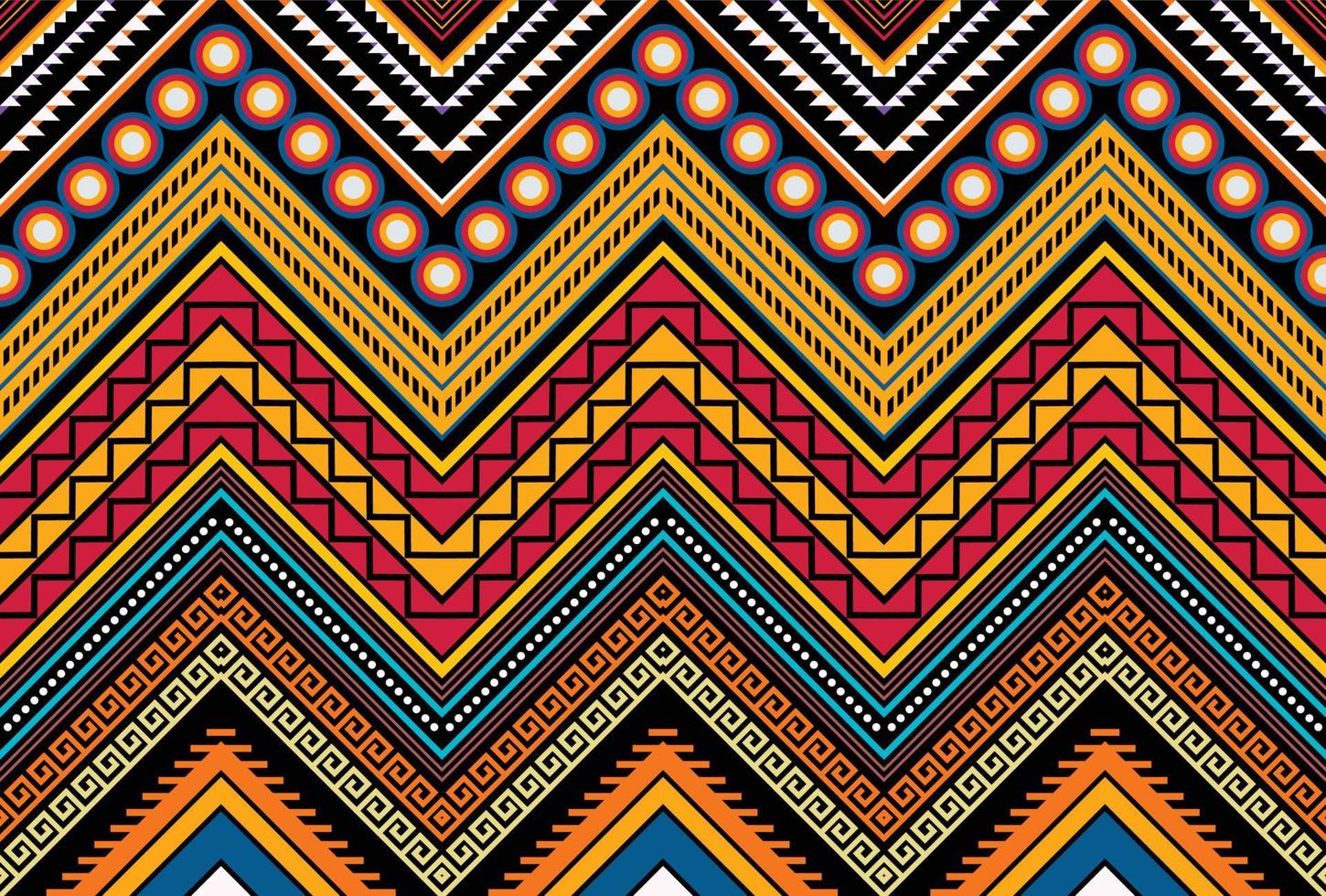 ethnic pattern design for clothes vector