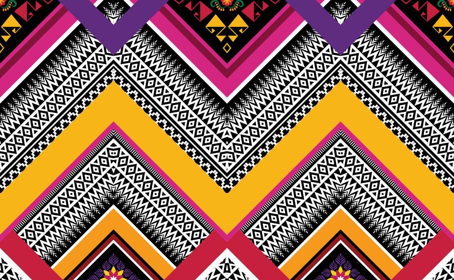 ethnic pattern design for clothes vector