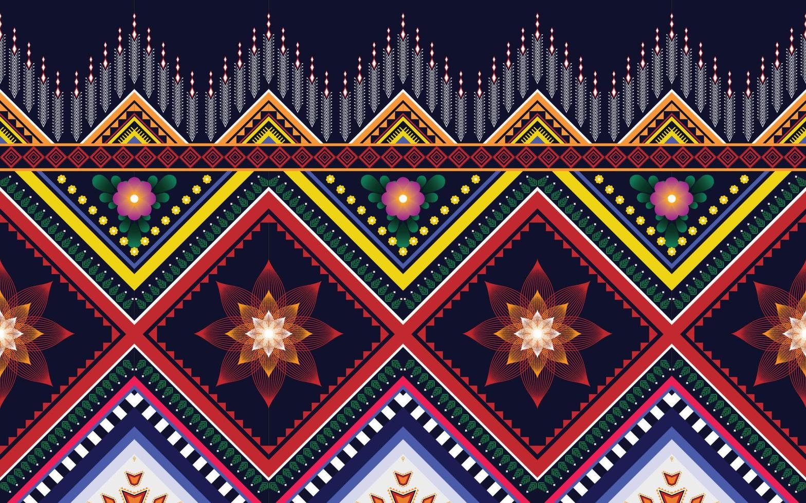 ethnic pattern design for clothes vector