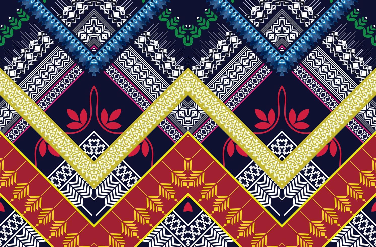 ethnic pattern design for clothes vector