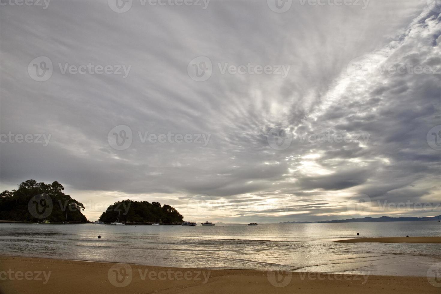 Golden Sand Beach New Zealand photo