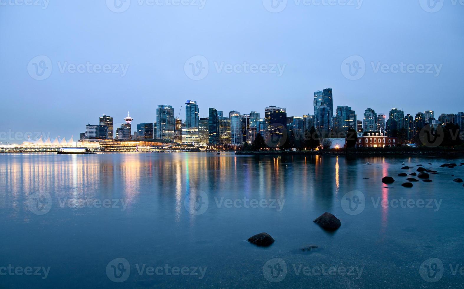 horizonte de vancouver canadá foto