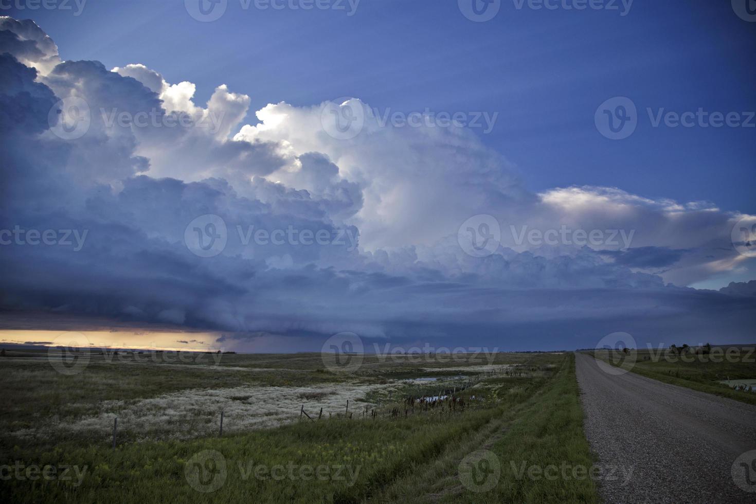 nubes de tormenta saskatchewan foto